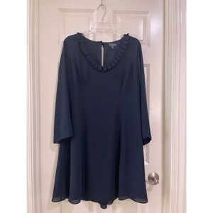 the limited women blue flowy dress size L